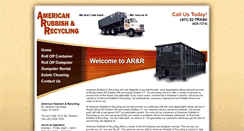 Desktop Screenshot of americanrubbishandrecycling.com